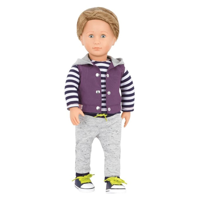 Our Generation Boy Doll With Hoodie, Rafael