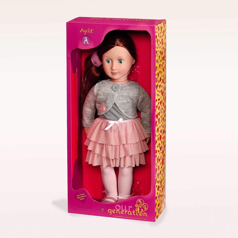 Our Generation Doll With Frilly Skirt Ayla