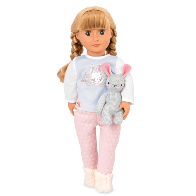 Our Generation Doll With Pijama & Bunny-Jovie