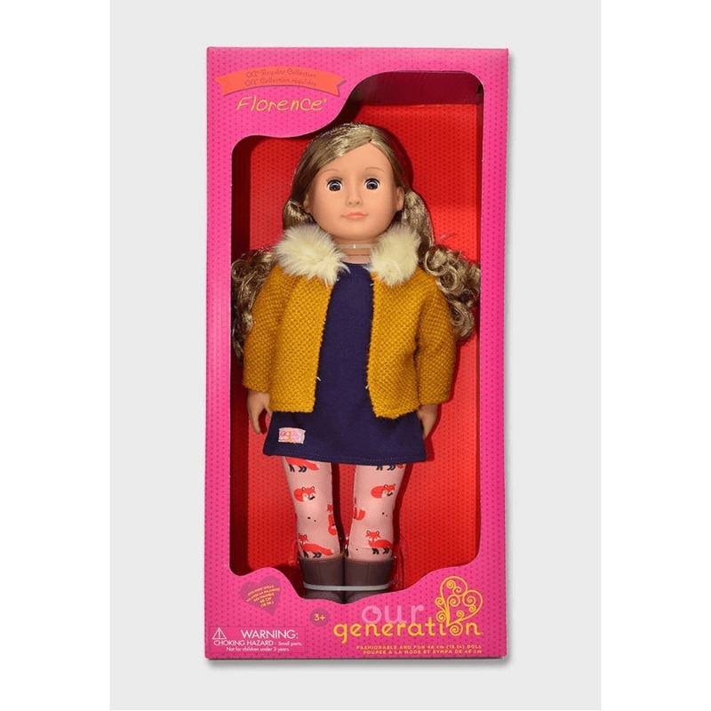 Our Generation Florence Doll With Fox Tights & Vest