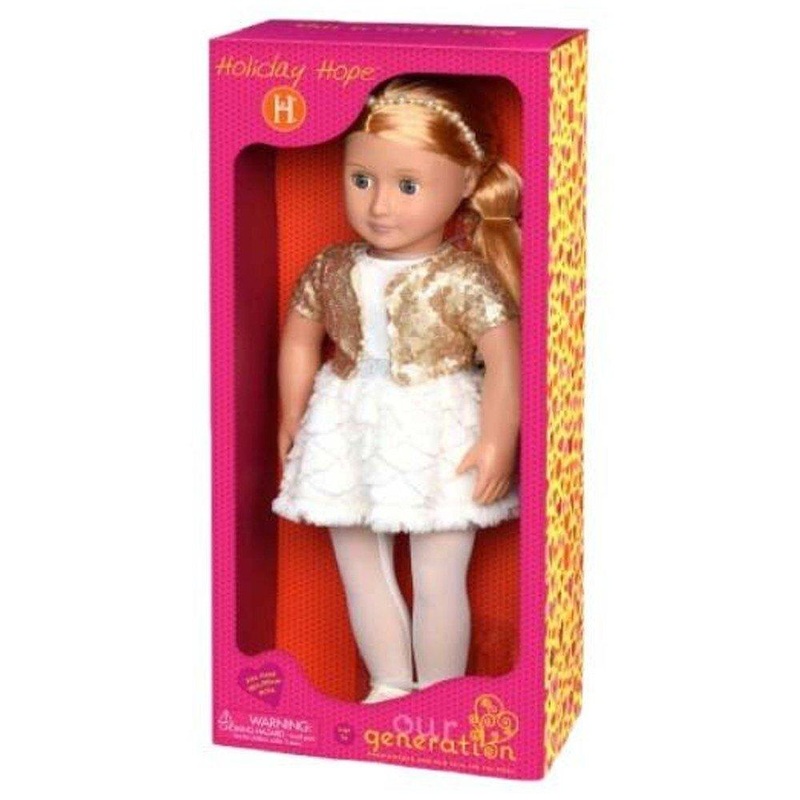 Our Generation Holiday Doll In Sequin Out