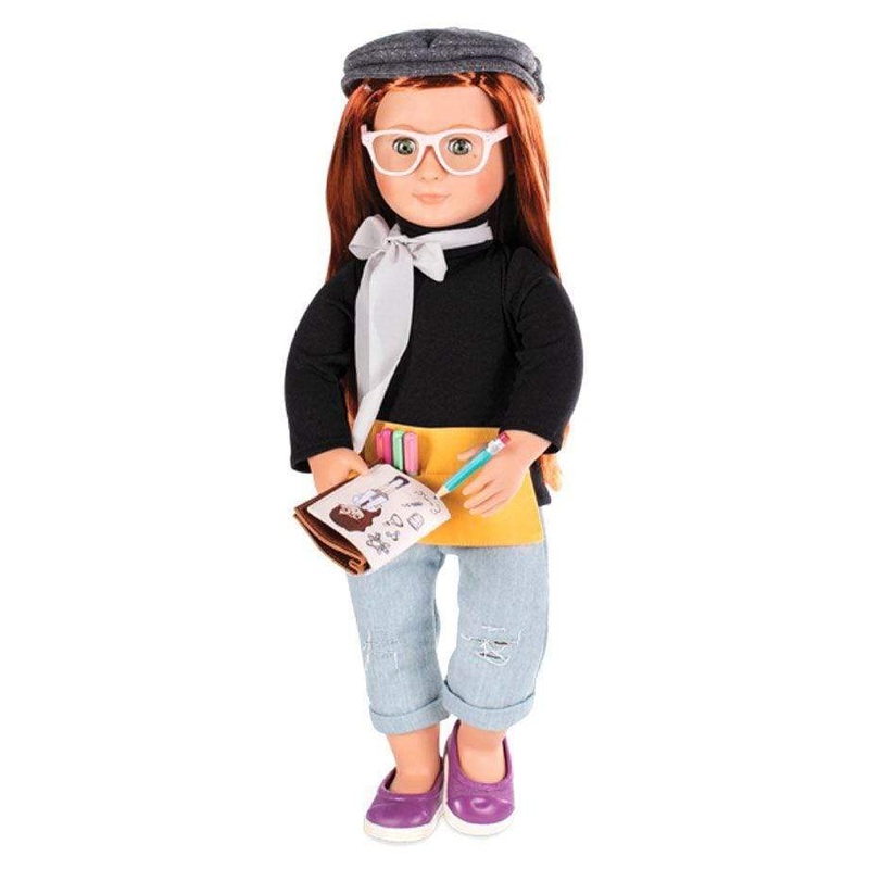 Our Generation Sabina Deluxe Twin 18" Doll With Book