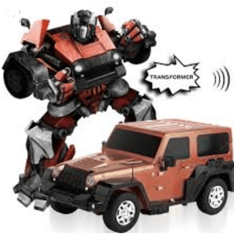 Autobot Jaki 2.4 GHz R/C transformable Robot Car - Brown
