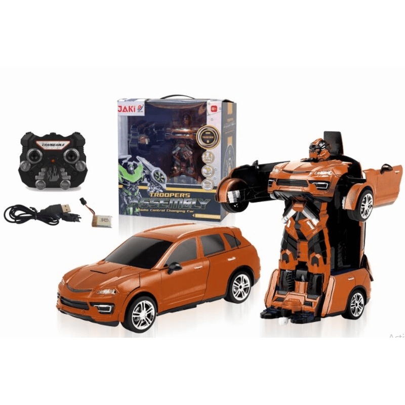 Autobot Jaki 2.4GHz R/C transformable Robot Car --- Brown