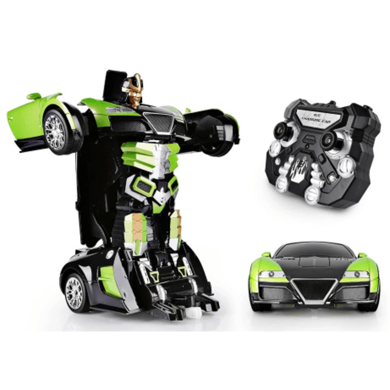 Autobot Jaki 2.4GHz R/C transformable Robot Car --- Green