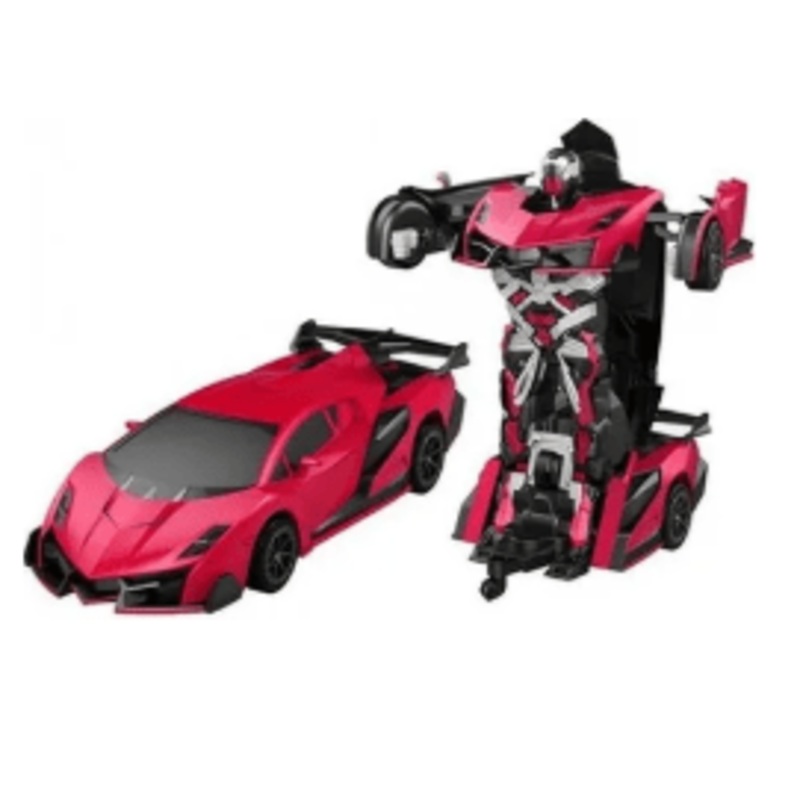 Autobot Jaki 2.4GHz R/C transformable Robot Car --- Red
