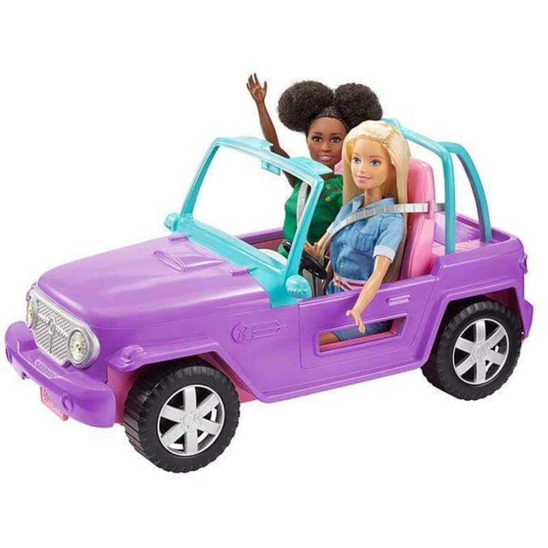 Barbie Off-Road Vehicle with Rolling Wheels