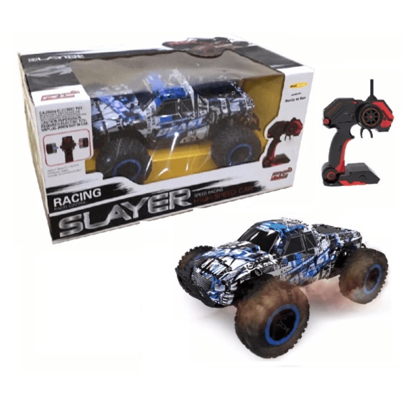 D-Power - Cross Country Vehicle 1:16 2.4G R/C - Beast-Blue