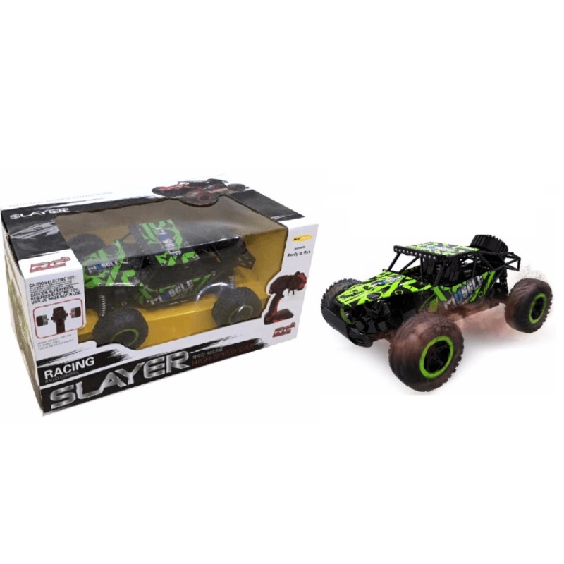 D-Power - Cross Country Vehicle 1:16 2.4G R/C - Buggy-Green