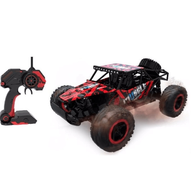 D-Power - Cross Country Vehicle 1:16 2.4G R/C - Buggy-Red
