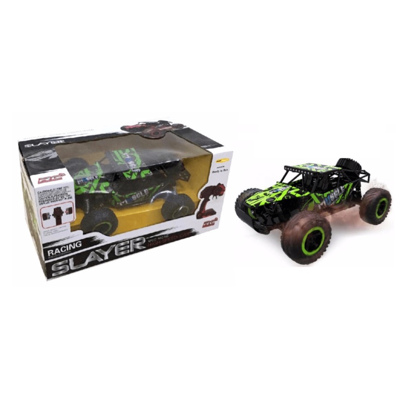 D-Power - Cross Country Vehicle 1:16 2.4G R/C - Muscle-Green