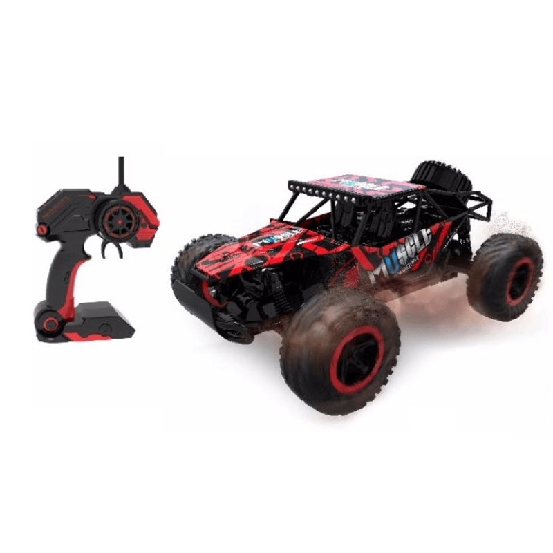 D-Power - Cross Country Vehicle 1:16 2.4G R/C - Muscle-Red