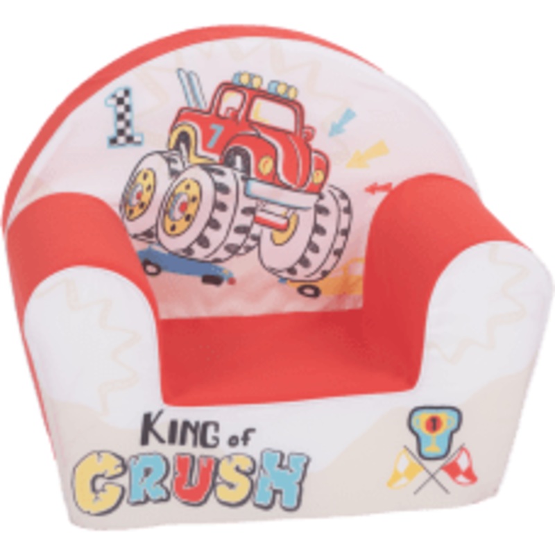 Delsit - Arm Chair King of the Crush Red