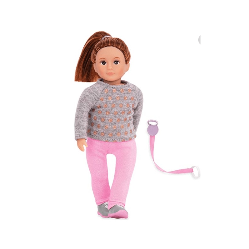 Lori 6" Dog Walker Doll, Rosalind