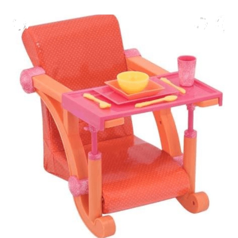 Our Generation Clip on Chair with glitter spray