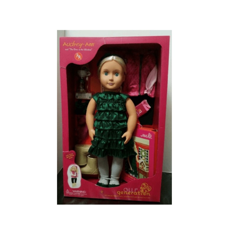 Our Generation Deluxe Chistmas Doll w/ Book
