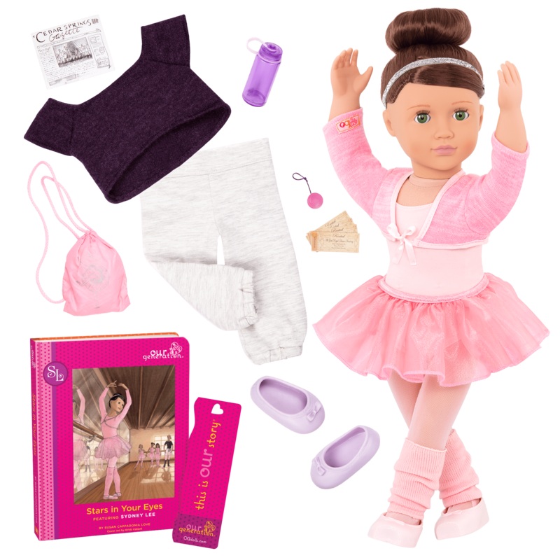 Our Generation Deluxe Sydney Lee Doll & Book