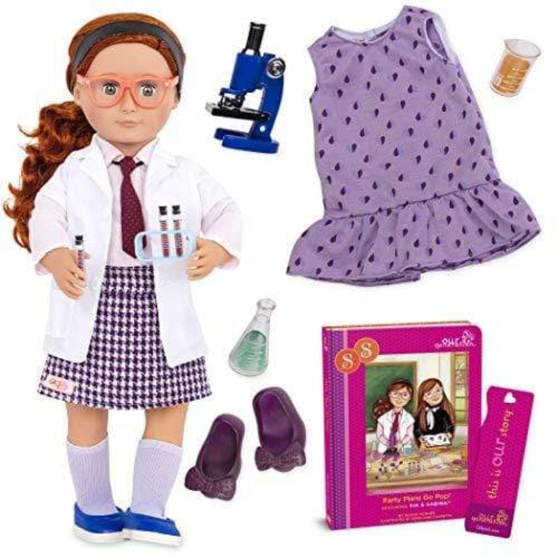 Our Generation Deluxe Twin Doll Sia with Book