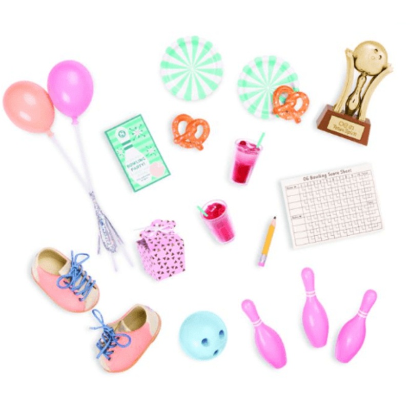 Our Generation Retro Bowling Accessory Set