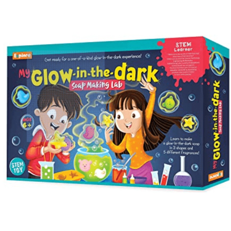 Explore My Glow-in-the-dark Soap Making Lab