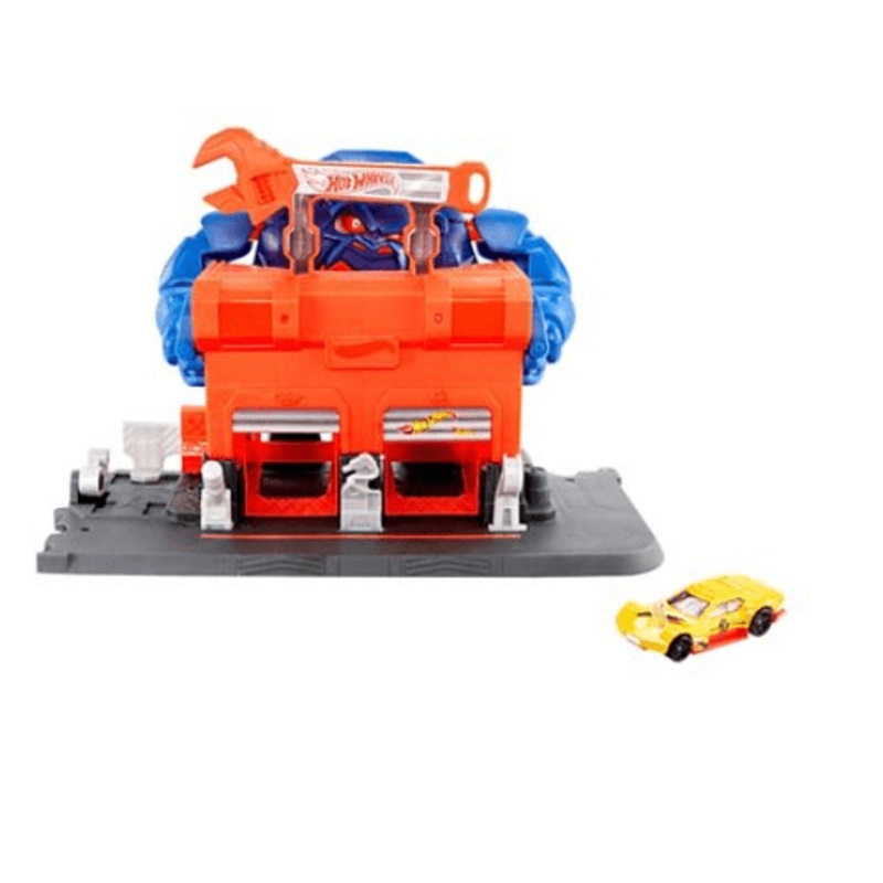 Hot Wheels City Nemesis Gorilla Rage Garrage Attack Playset Asst GJK89 - Multicolor