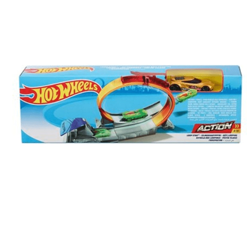 Hotwheels Action Asst Playsets Loop Star - Multicolor