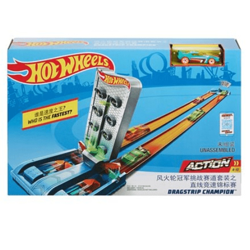 Hotwheels Championship Trackset Asst Dragstrip Champion - Multicolor