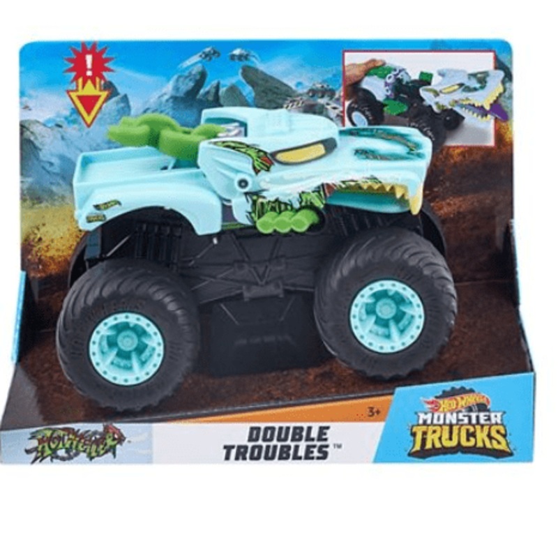 Hotwheels Monster Truck 1:24 Transforming Asst - Multicolor