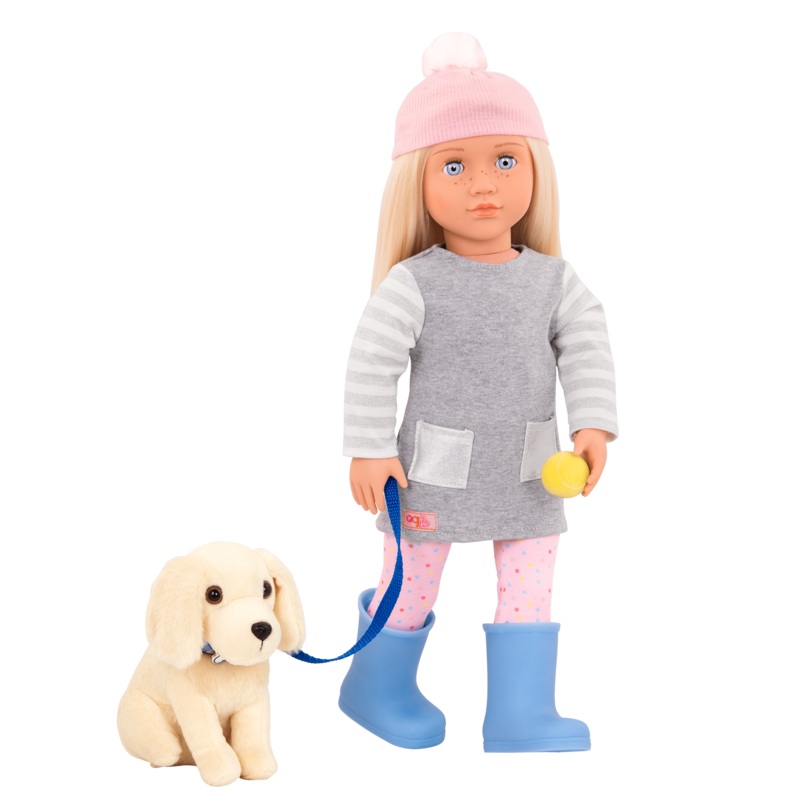 Our Generation Doll Meagan and Pet Golden Retriever