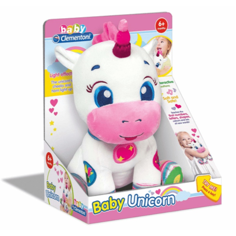 Clemen-Clementoni baby unicorn plush
