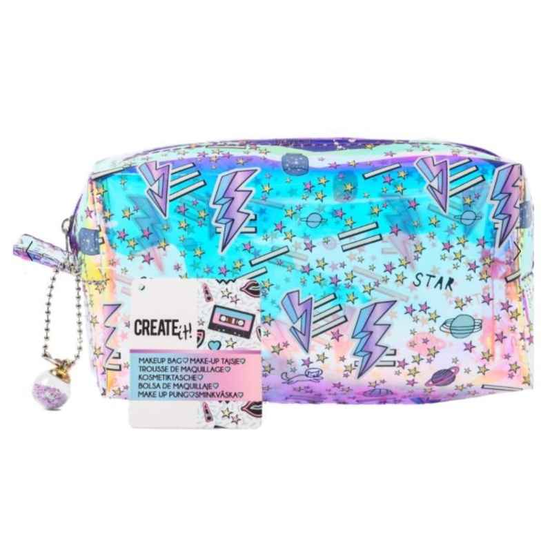 Create it! makeup bag galaxy & neon 2-ass dis