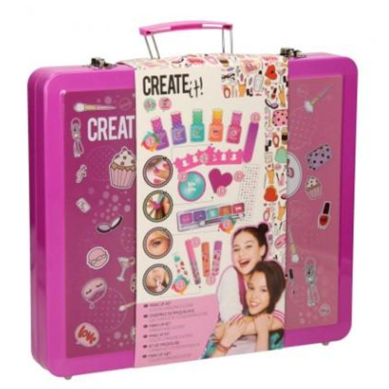 Create it! makeup set color changing/glitter tin