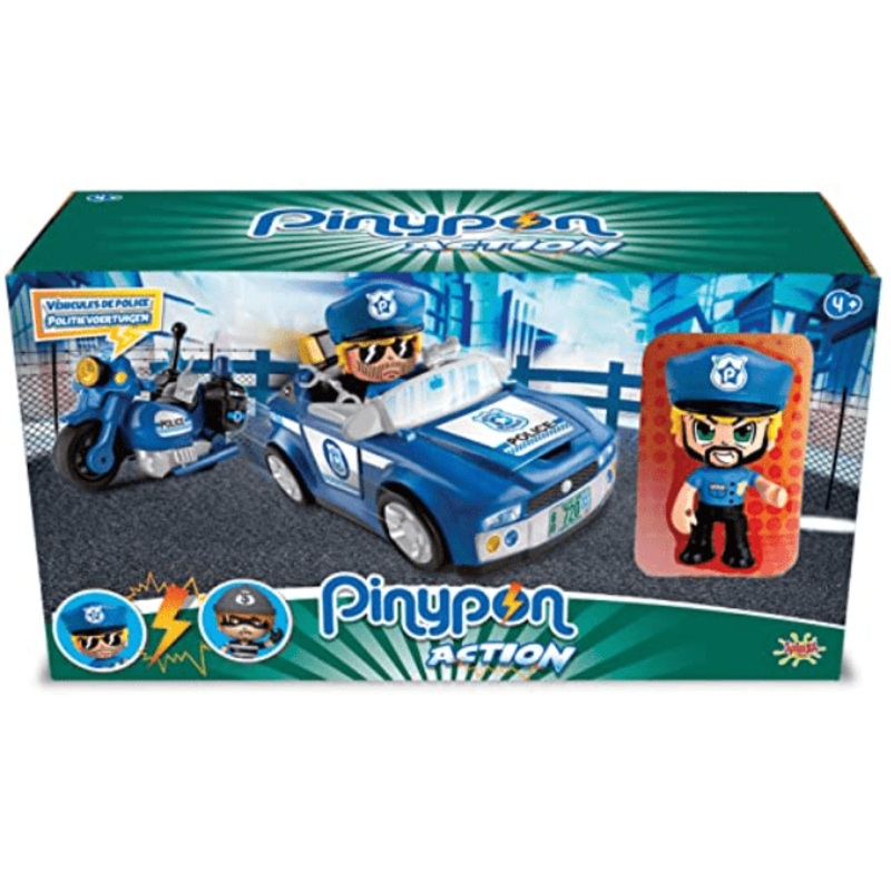 Famosa-Pinypon action police vehicle (Blue)