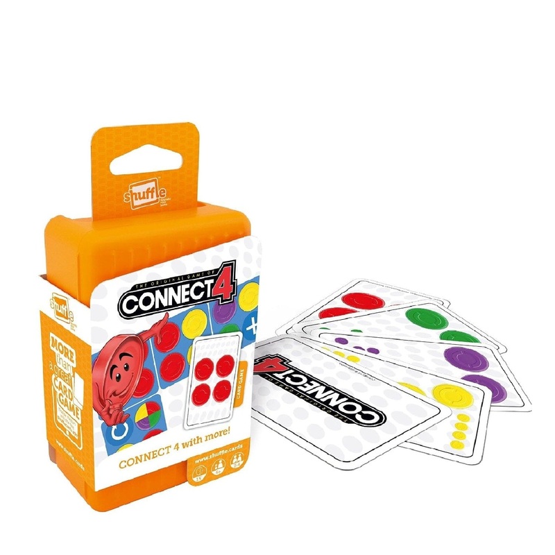Wmoves-Shuffle Connect 4 Card Game