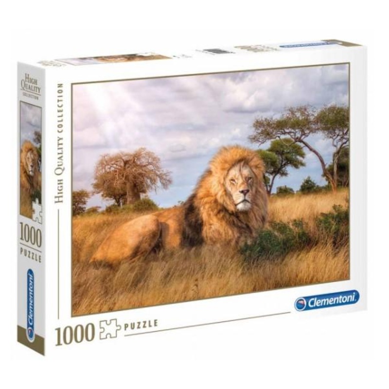 Clementoni - adult puzzle the king of forest '' lione '' 1000pcs