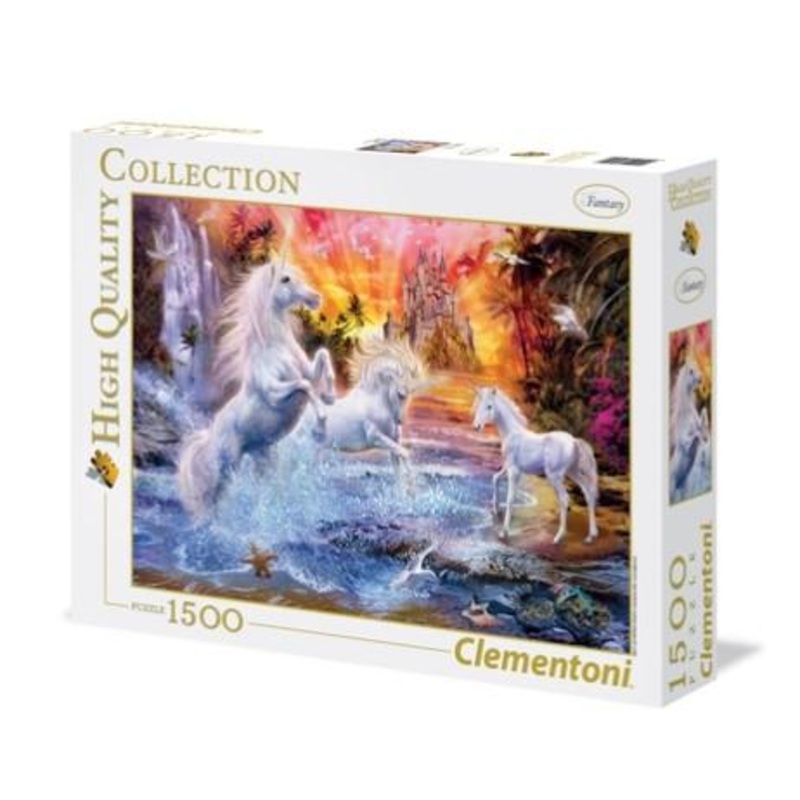 Clementoni - adult puzzle wild unicorns 1500pcs