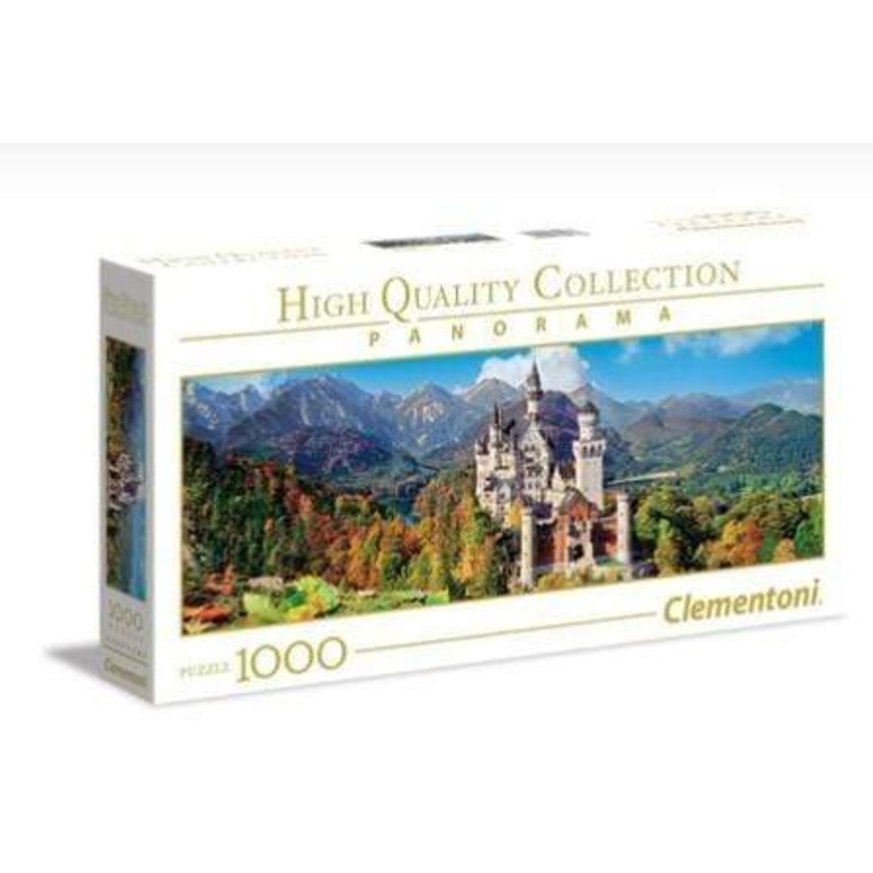 Clementoni - panorama puzzle neuschwanstein 1000pcs