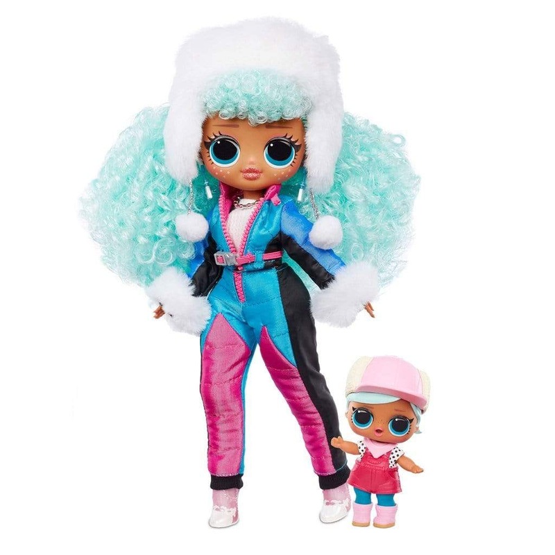 LOL Surprise O.M.G. Winter Chill Icy Gurl Fashion Doll & Brrr B.B. Doll with 25 Surprises