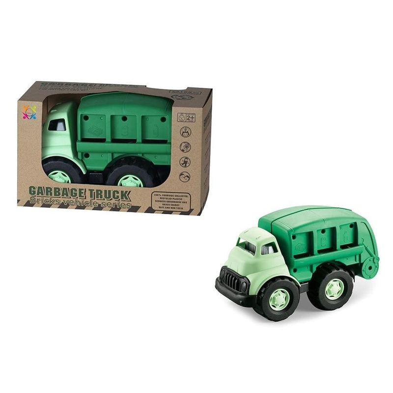 Rollup Kids Eco Friendly Garbage Truck Green