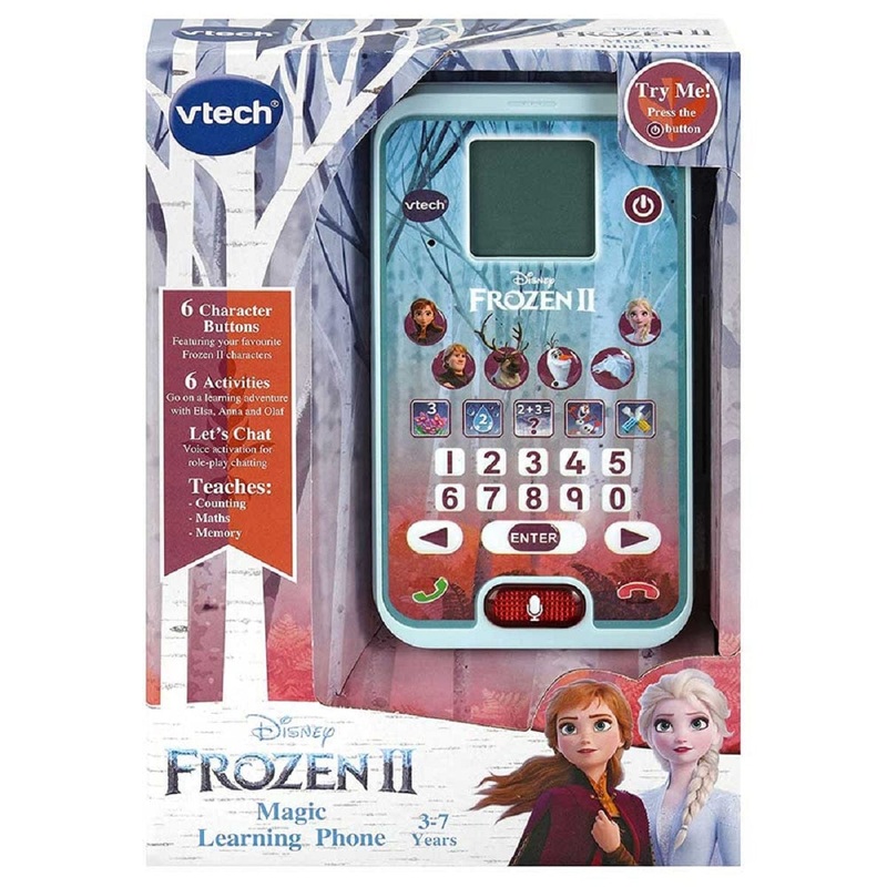 VTech Frozen 2 Magical Learning Phone Blue