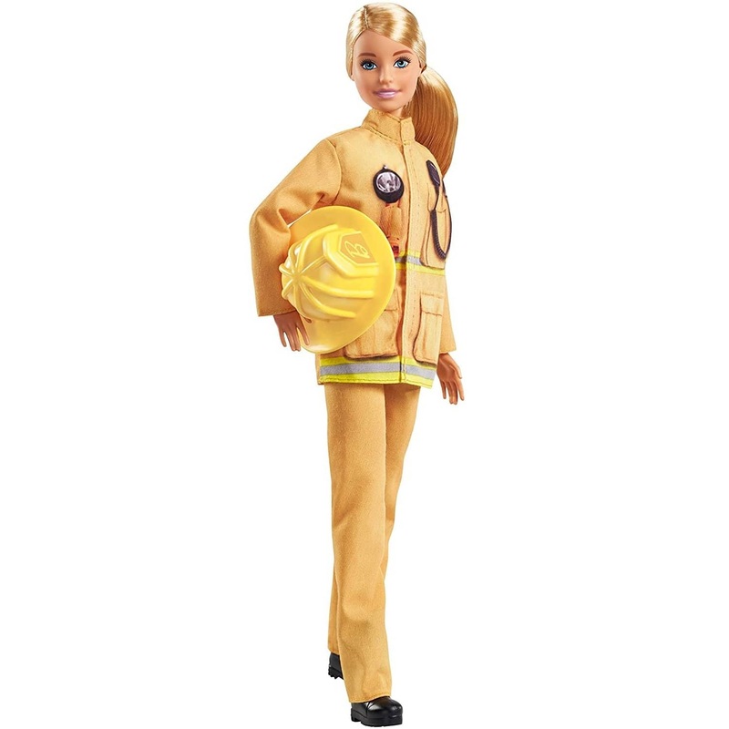 Barbie Fireman Fashion Doll Dolls 27cm Iconic Careers Mattel  GFX23