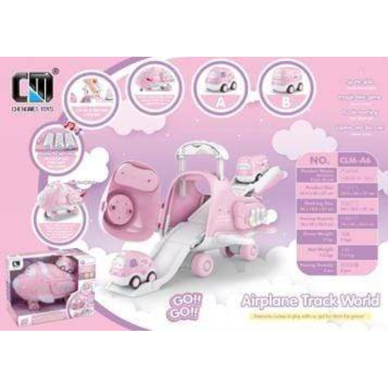 Chengmei Toys-Airplane Track World With Music And Light