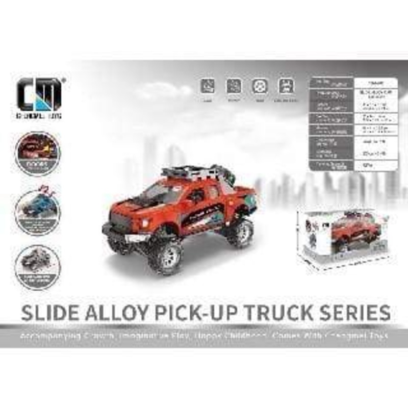 Cm-1:32 Alloy Pick Up; Red