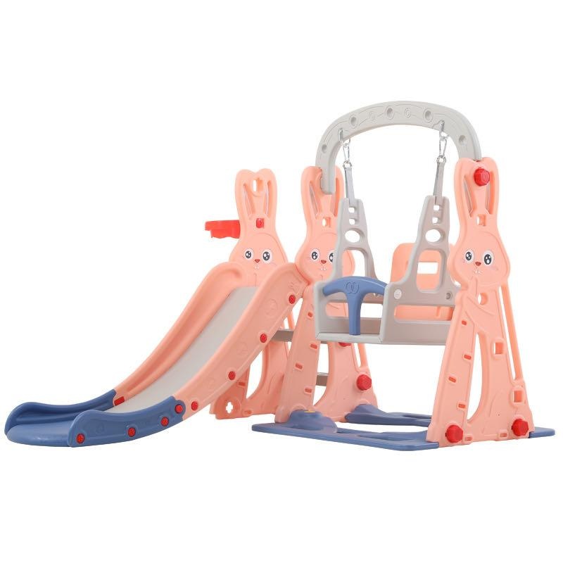 Garden Children Plastic Slide & Swing