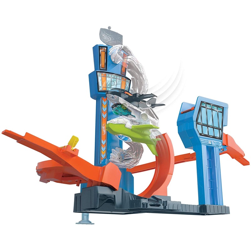 Hot Wheels City Main Line - Jet Jump Airport Playset