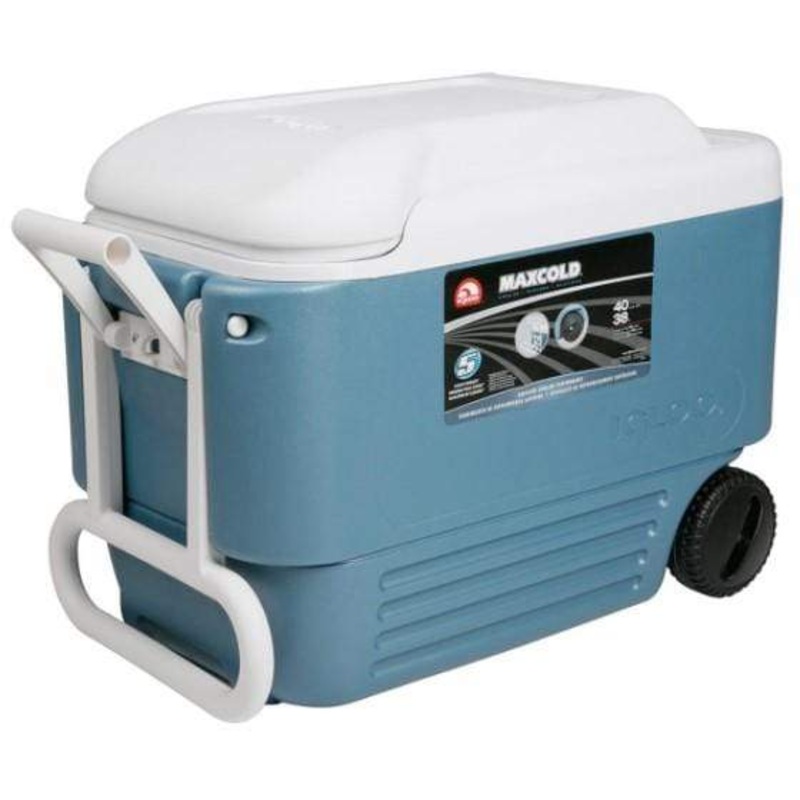 Igloo MaxCold Wheeled Cooler Box (37.8 L, Blue)