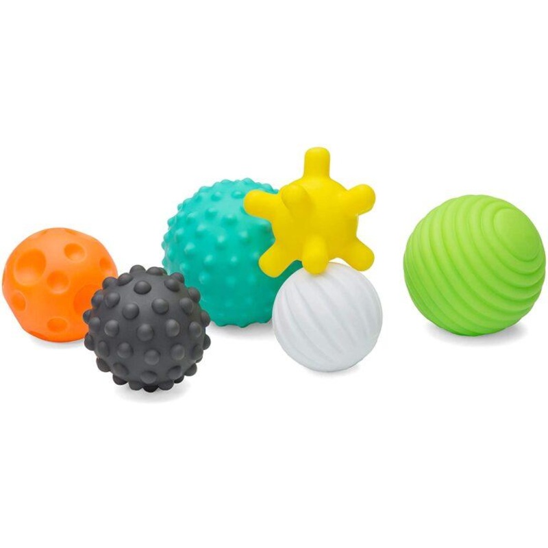Infantino Textured Multi Ball Set For Toddler