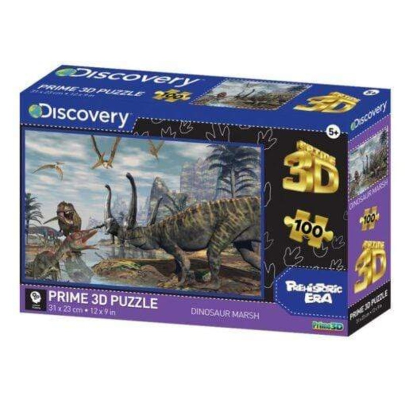 Prime 3D Puzzles Dinosaur March 100pc