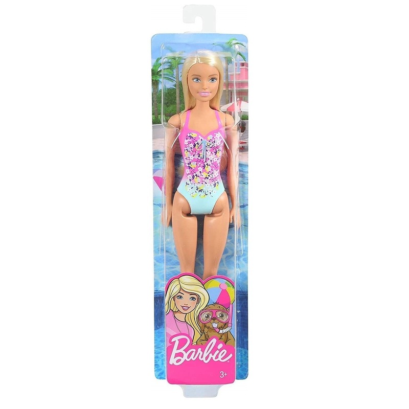 Barbie GHW37 Doll Swimming Beach