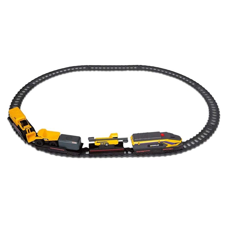Cat Little Machine Power Truck Train Set